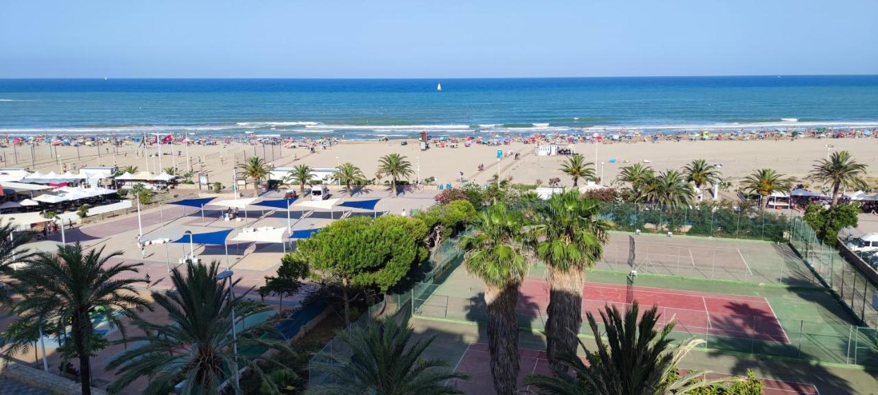 شقة Vistas Espectaculares 1ª Linea Playa, Wifi, Ascensor Sagunto المظهر الخارجي الصورة