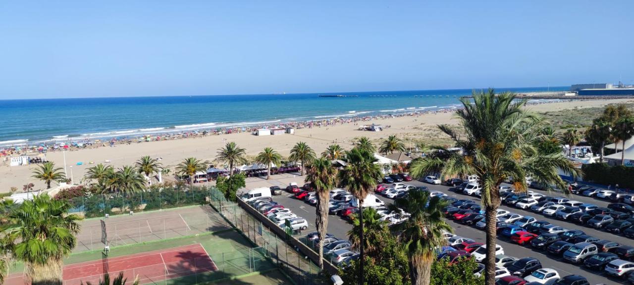 شقة Vistas Espectaculares 1ª Linea Playa, Wifi, Ascensor Sagunto المظهر الخارجي الصورة