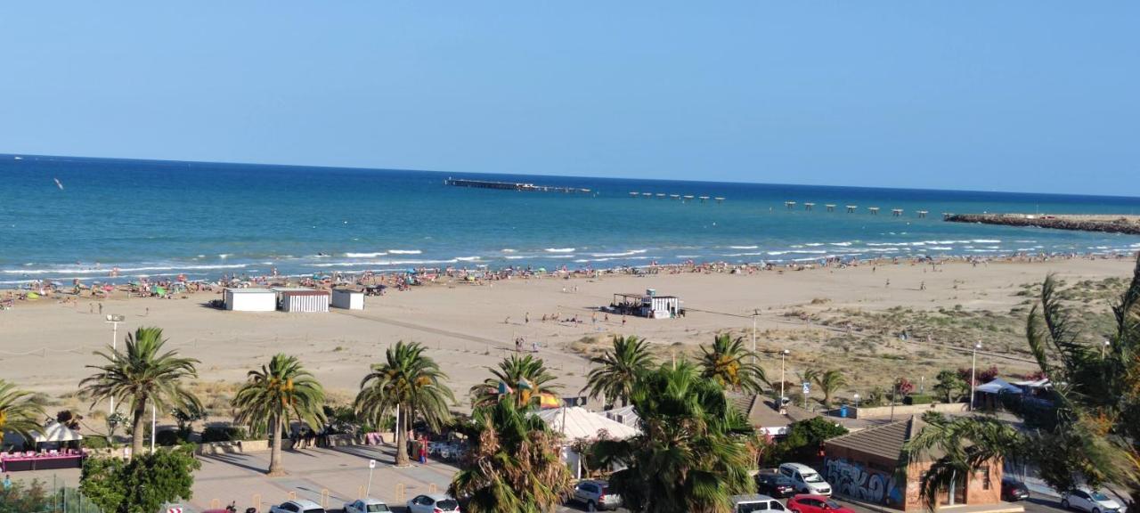 شقة Vistas Espectaculares 1ª Linea Playa, Wifi, Ascensor Sagunto المظهر الخارجي الصورة