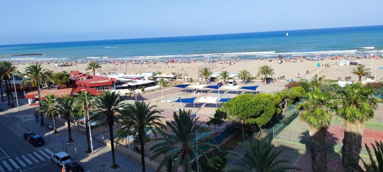 شقة Vistas Espectaculares 1ª Linea Playa, Wifi, Ascensor Sagunto المظهر الخارجي الصورة