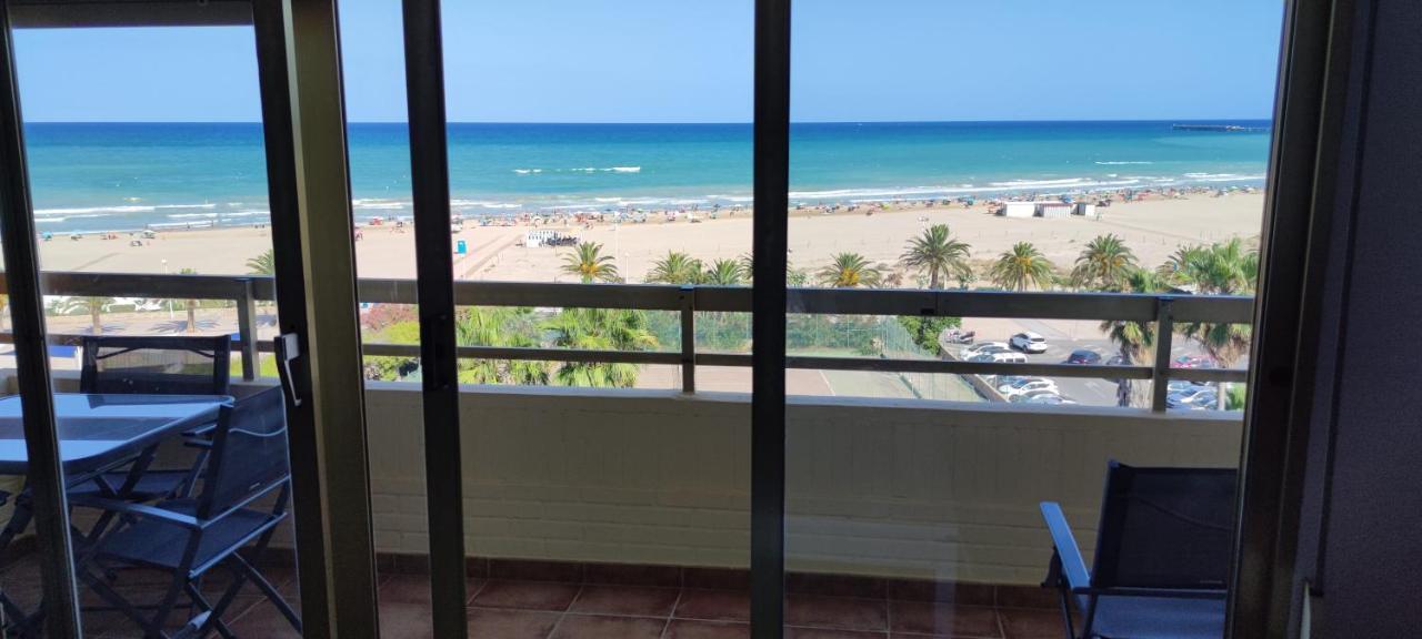 شقة Vistas Espectaculares 1ª Linea Playa, Wifi, Ascensor Sagunto المظهر الخارجي الصورة